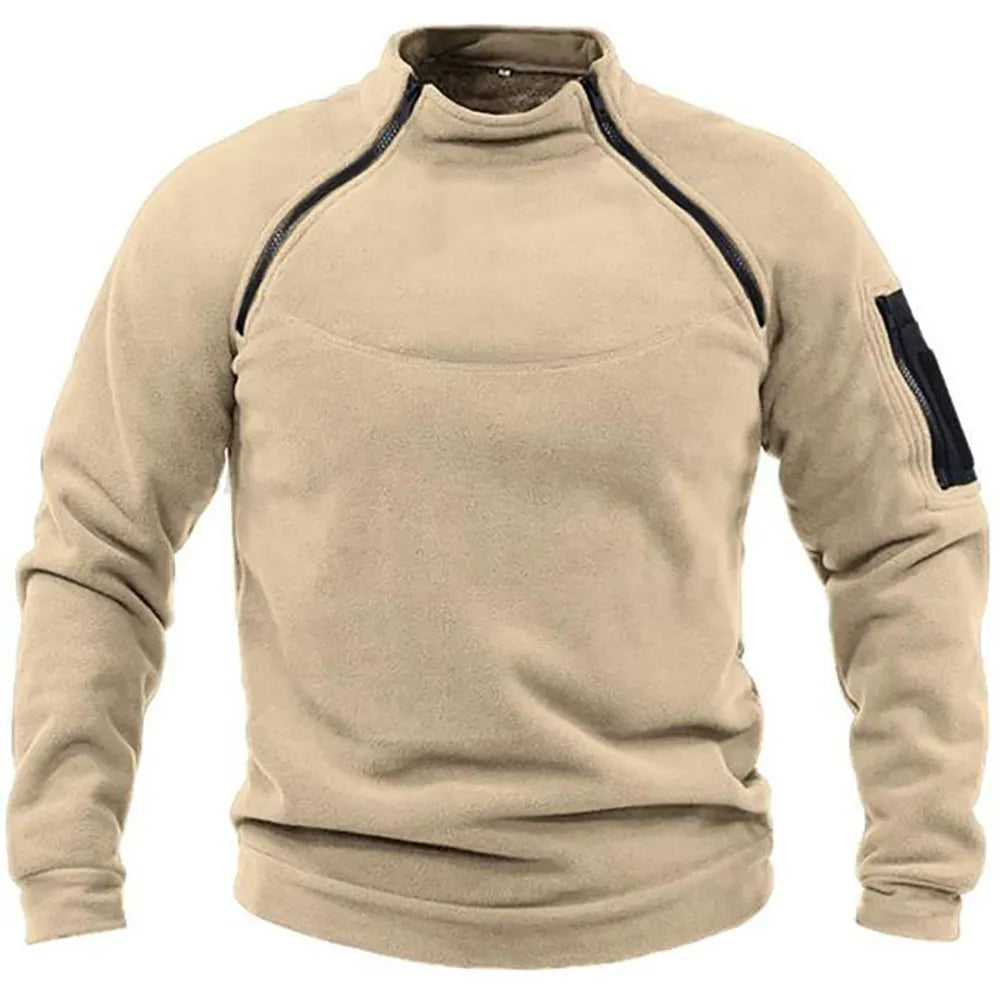 Lorenzo™ - Men's Zipper Sweatshirt for Outdoor Adventures