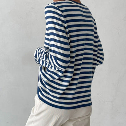 Harper™ - Elegant, loosely fitted striped shirt