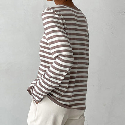 Harper™ - Elegant, loosely fitted striped shirt