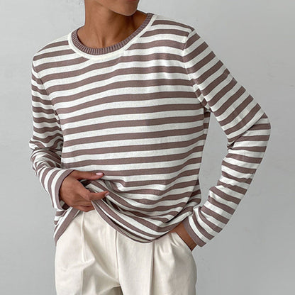 Harper™ - Elegant, loosely fitted striped shirt