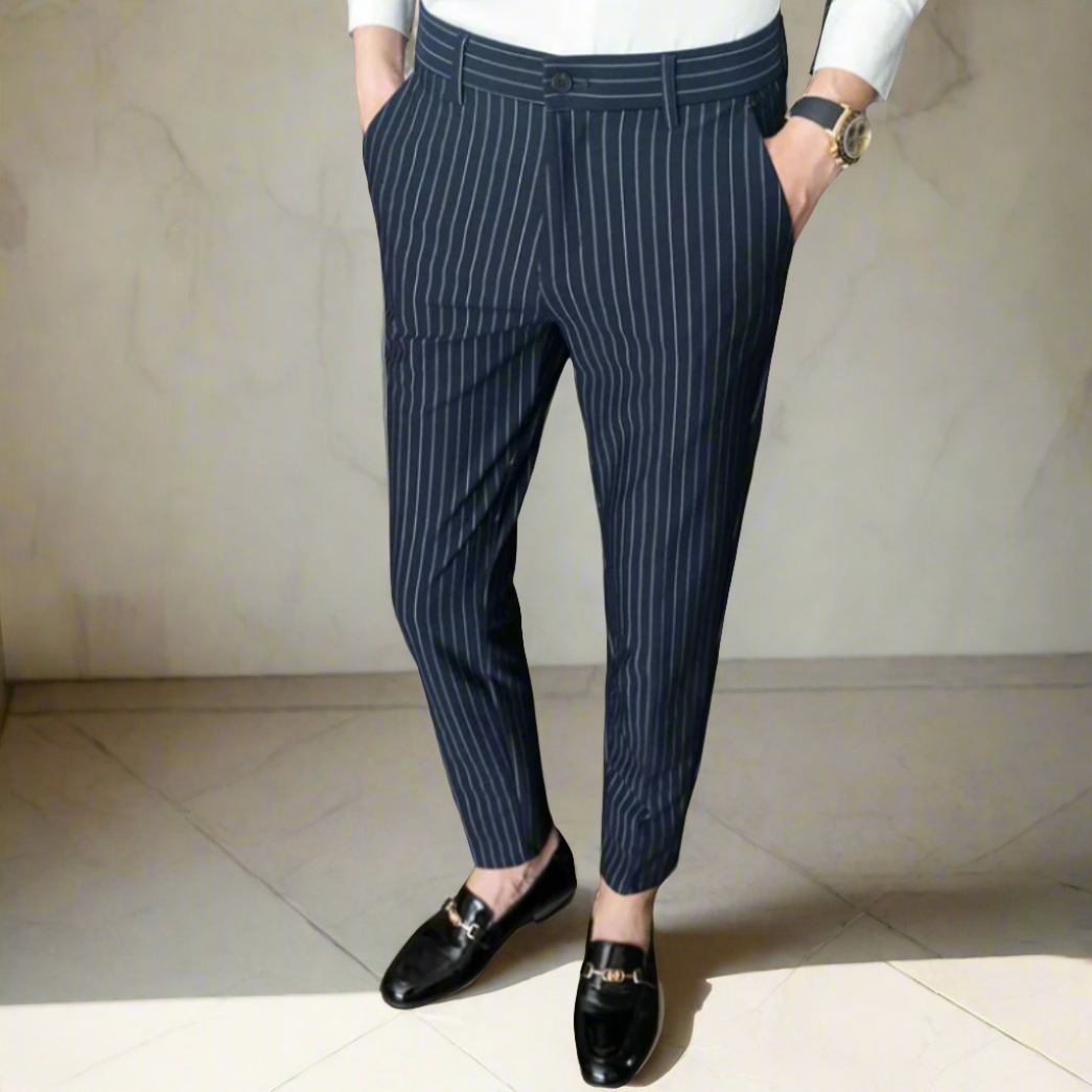 Sophisticated Vertical Stripe Pants