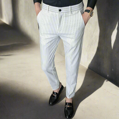 Sophisticated Vertical Stripe Pants