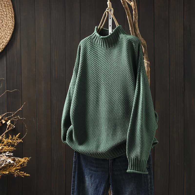 MARGARETA - COMFORTABLE KNITTED SWEATER