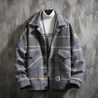 COUTURE™ CHECKERED WOOL JACKET