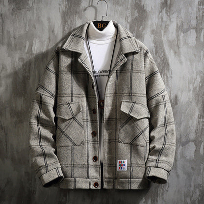 COUTURE™ CHECKERED WOOL JACKET