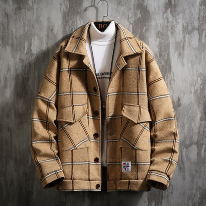 COUTURE™ CHECKERED WOOL JACKET