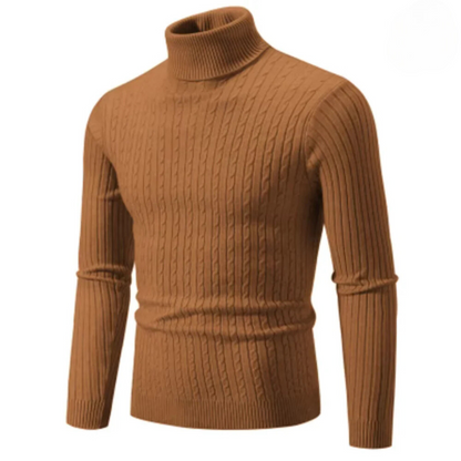 Antonio™ - Cable Knit Turtleneck Sweater