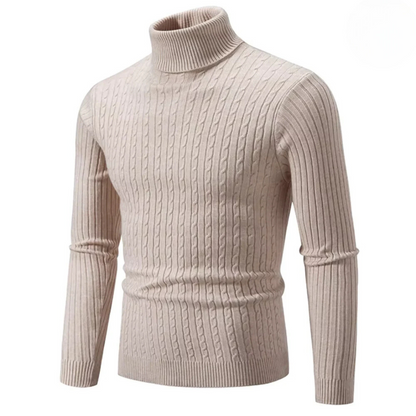 Antonio™ - Cable Knit Turtleneck Sweater