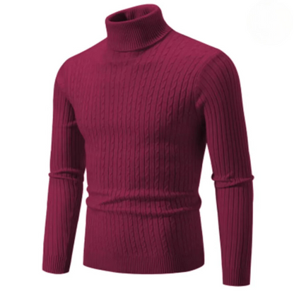 Antonio™ - Cable Knit Turtleneck Sweater