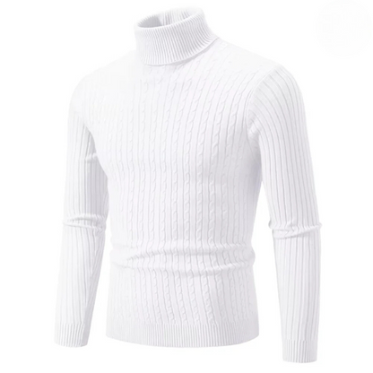 Antonio™ - Cable Knit Turtleneck Sweater