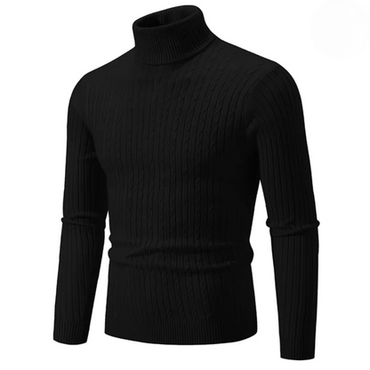 Antonio™ - Cable Knit Turtleneck Sweater