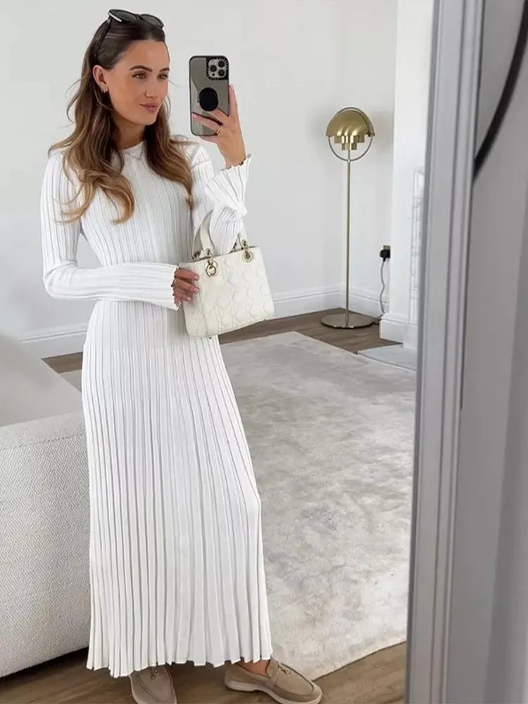 Sophie™ - Elegant Knitted Maxi Dress