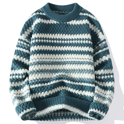 Ador | Striped Knit Sweater for Men