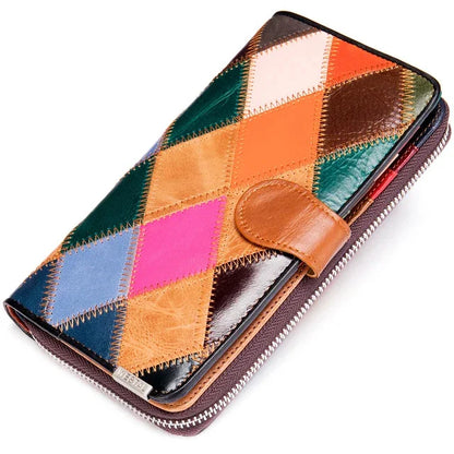 Elisee - vintage leather women's wallet