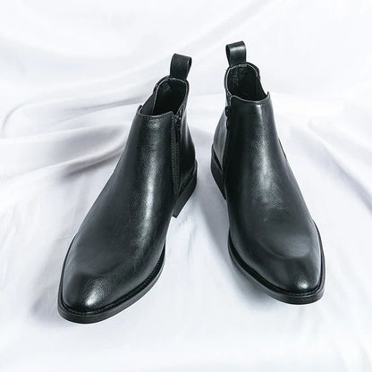 Joseph™ | Leather Chelsea Boots with Zipper Closure