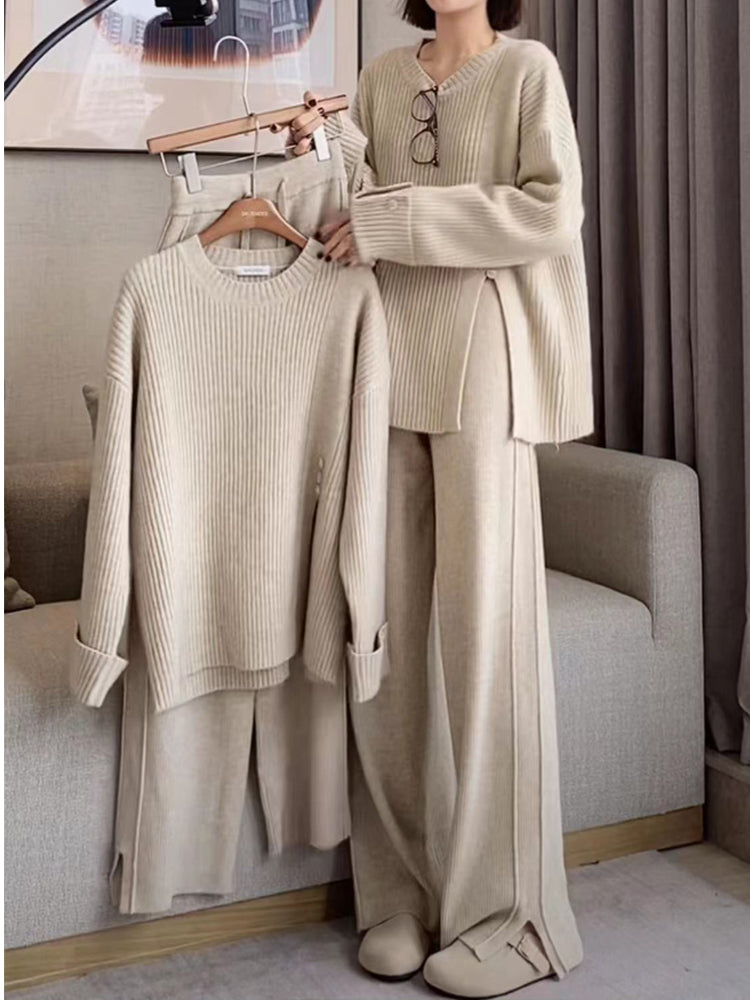 Hanna™ - Modern, Stylish Knit Two-Piece Set