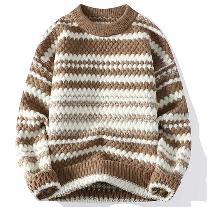 Ador | Striped Knit Sweater for Men