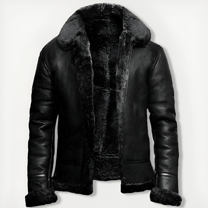 Yann™ | Classic Leather Jacket