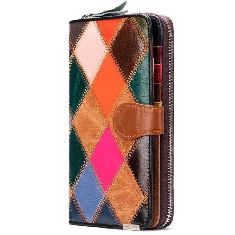 Elisee - vintage leather women's wallet