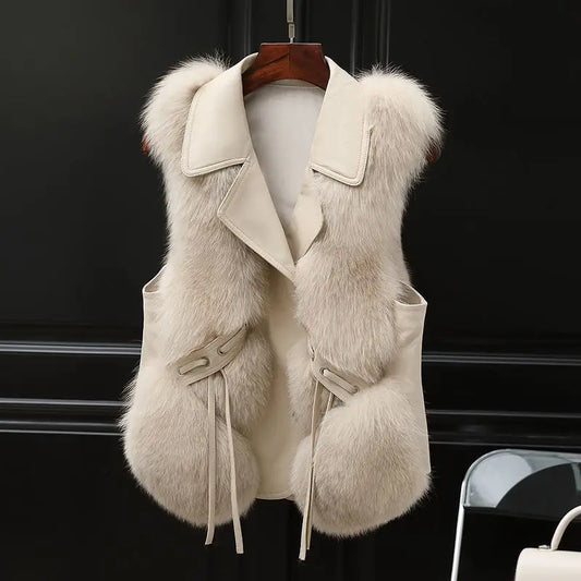 Snow Fur Vest