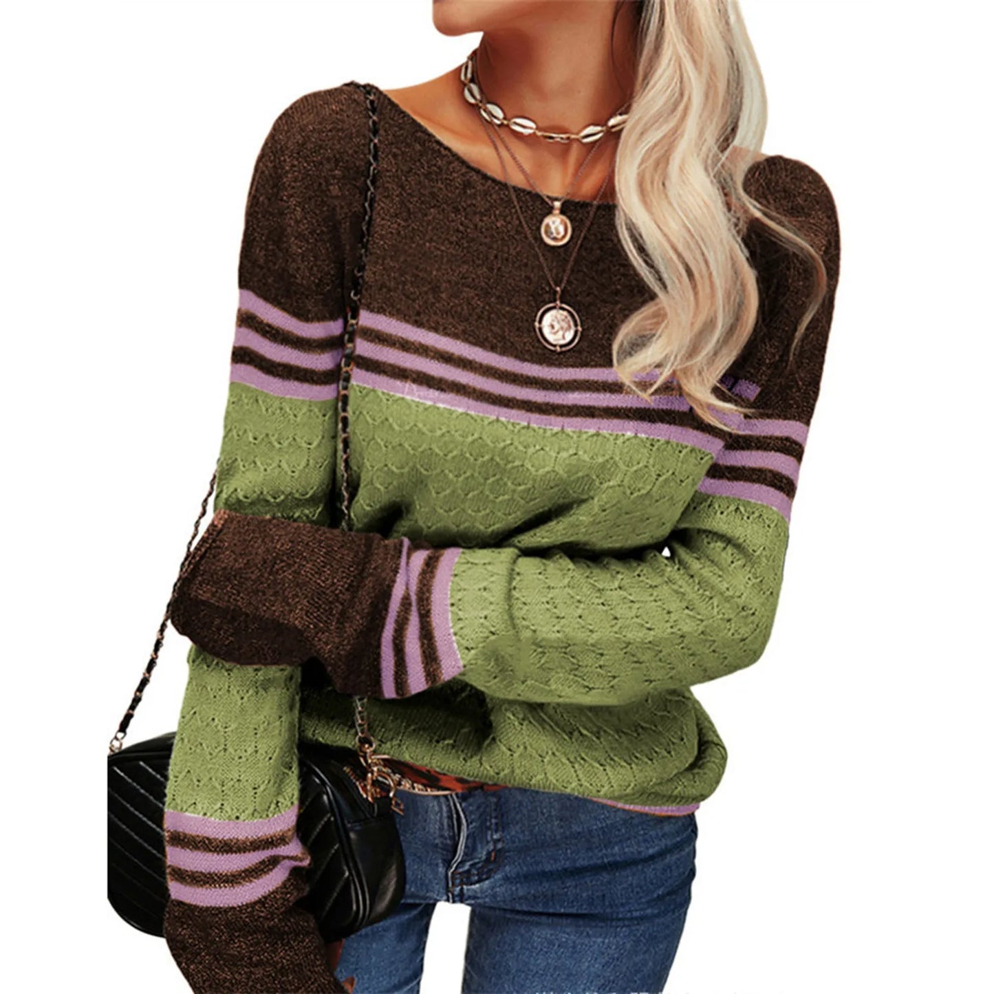 Le Clair™ | Casual Striped Knit Sweater