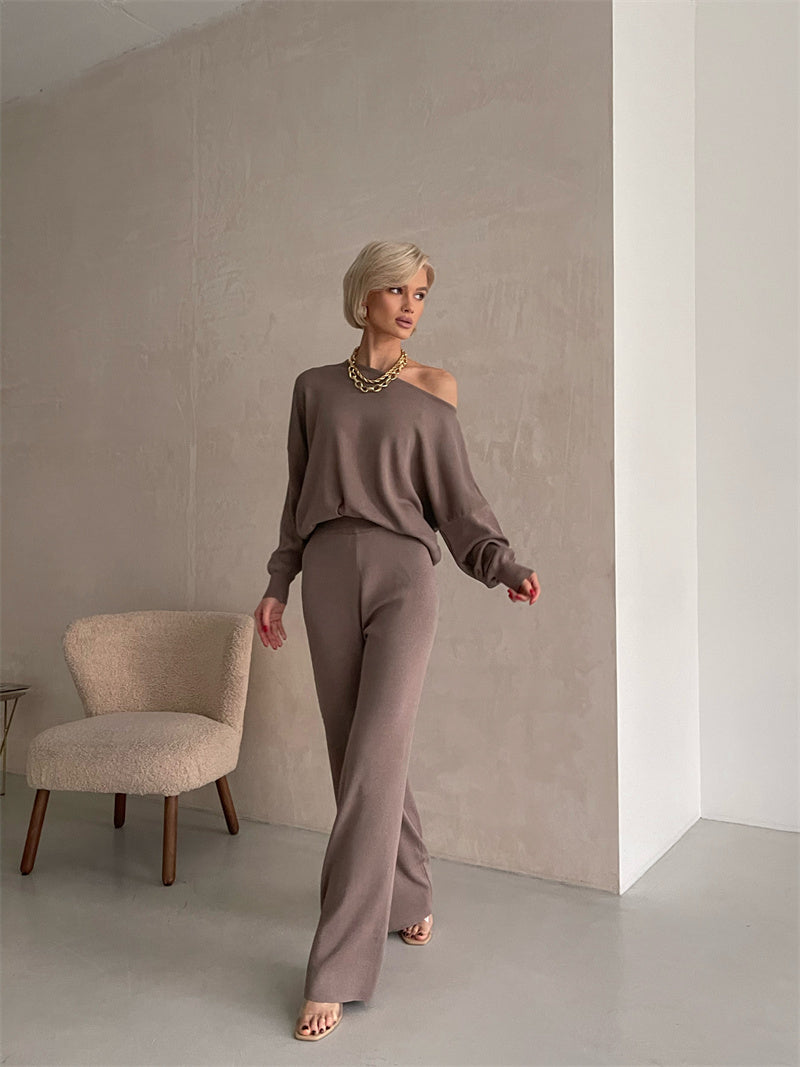 Ella™ - Elegant Solid Color Winter Knit Set