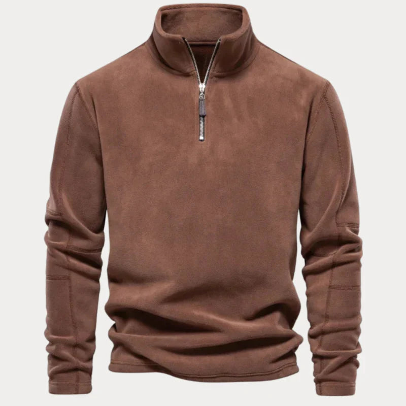 COUTURE™ FLEECE PULLOVER WITH ZIPPER