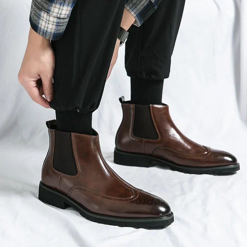 Baylor™ | Leather Chelsea Boots