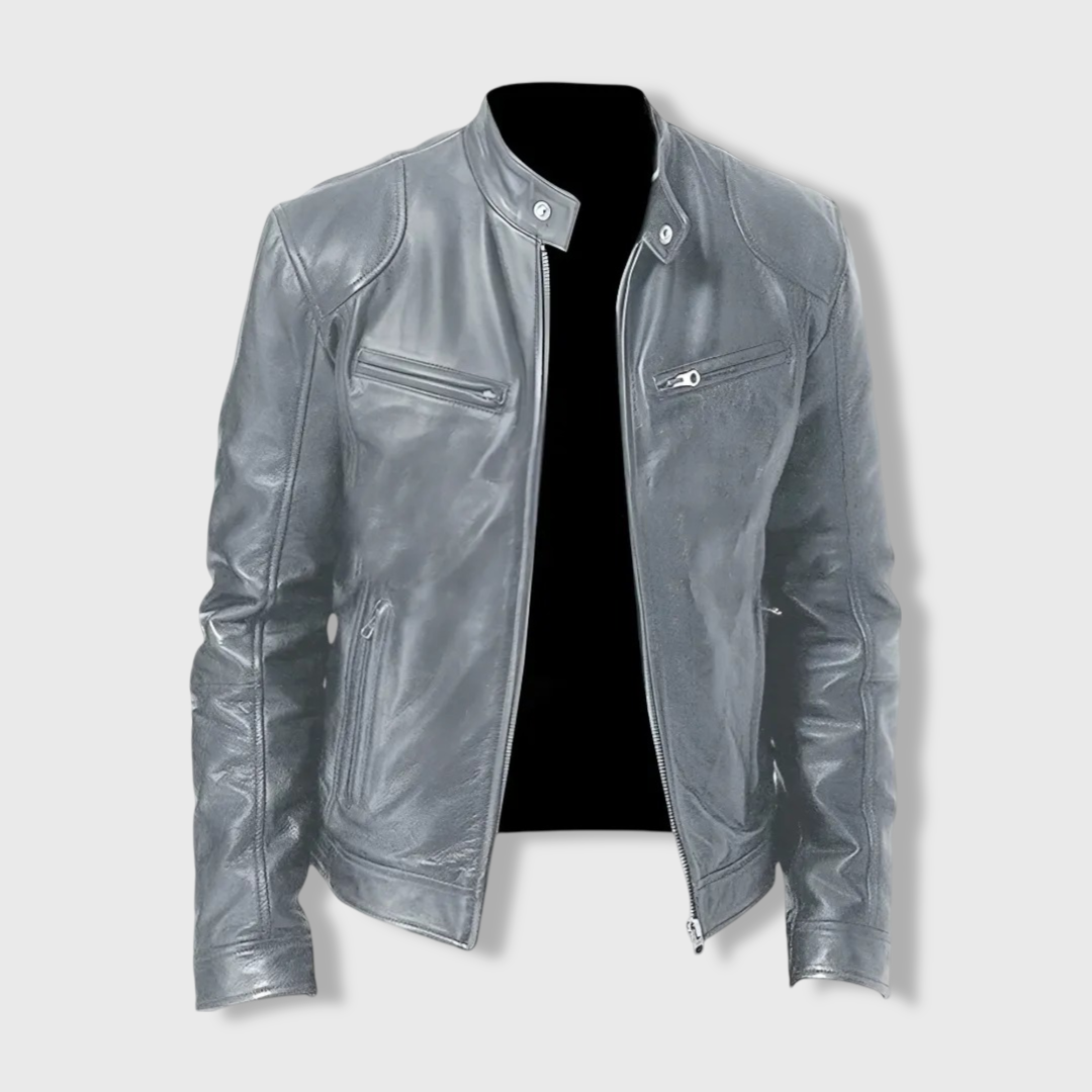 Matéo™ | Leather Aviator Jacket