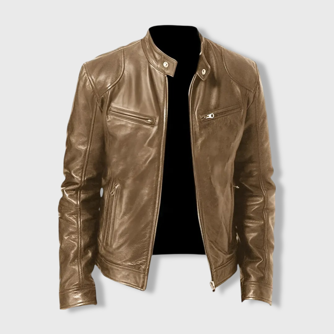 Matéo™ | Leather Aviator Jacket