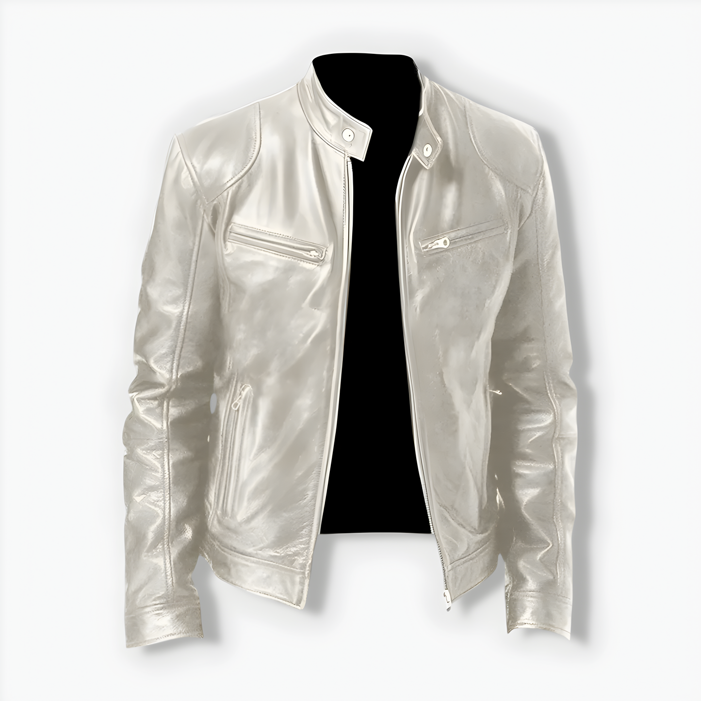 Matéo™ | Leather Aviator Jacket