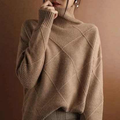 Sofia-High Neck Sweater