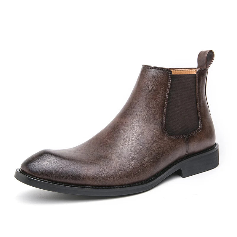 Cooper | Leather Chelsea Boots with Zipper