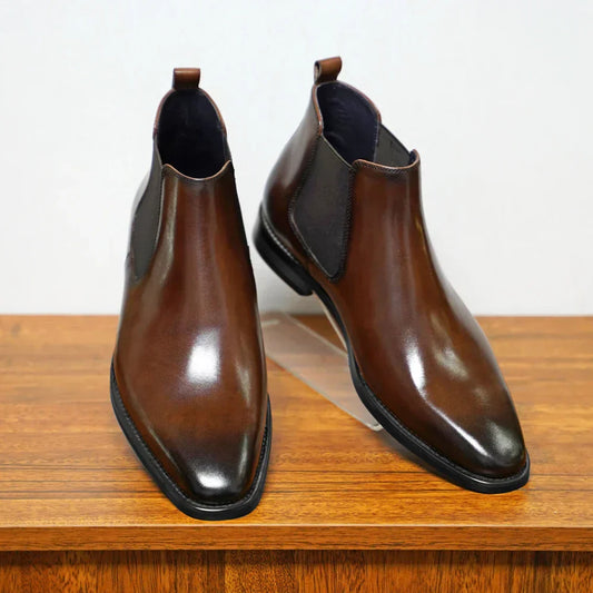 Bruce™ | Leather Chelsea Boots