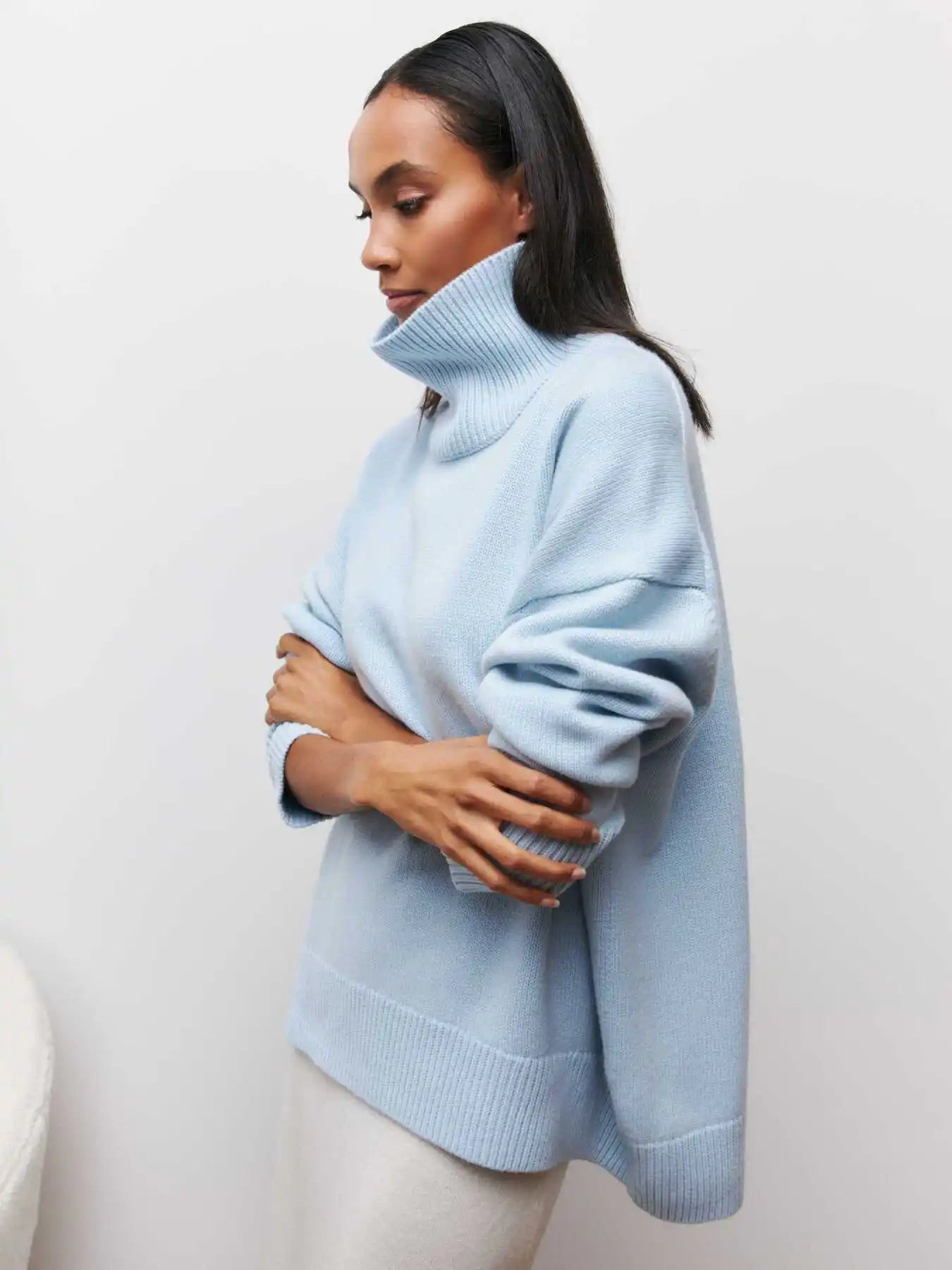 LARA™ | REFINED OVERSIZE Turtleneck