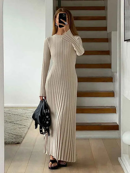 Sophie™ - Elegant Knitted Maxi Dress