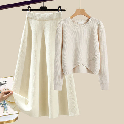 Erika™ - Stylish Knitted Sweater and Skirt Lounge Set