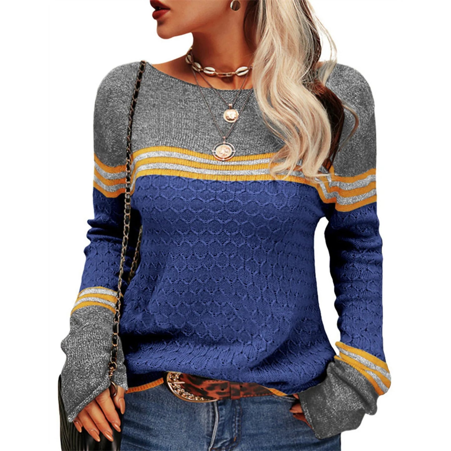 Le Clair™ | Casual Striped Knitted Sweater