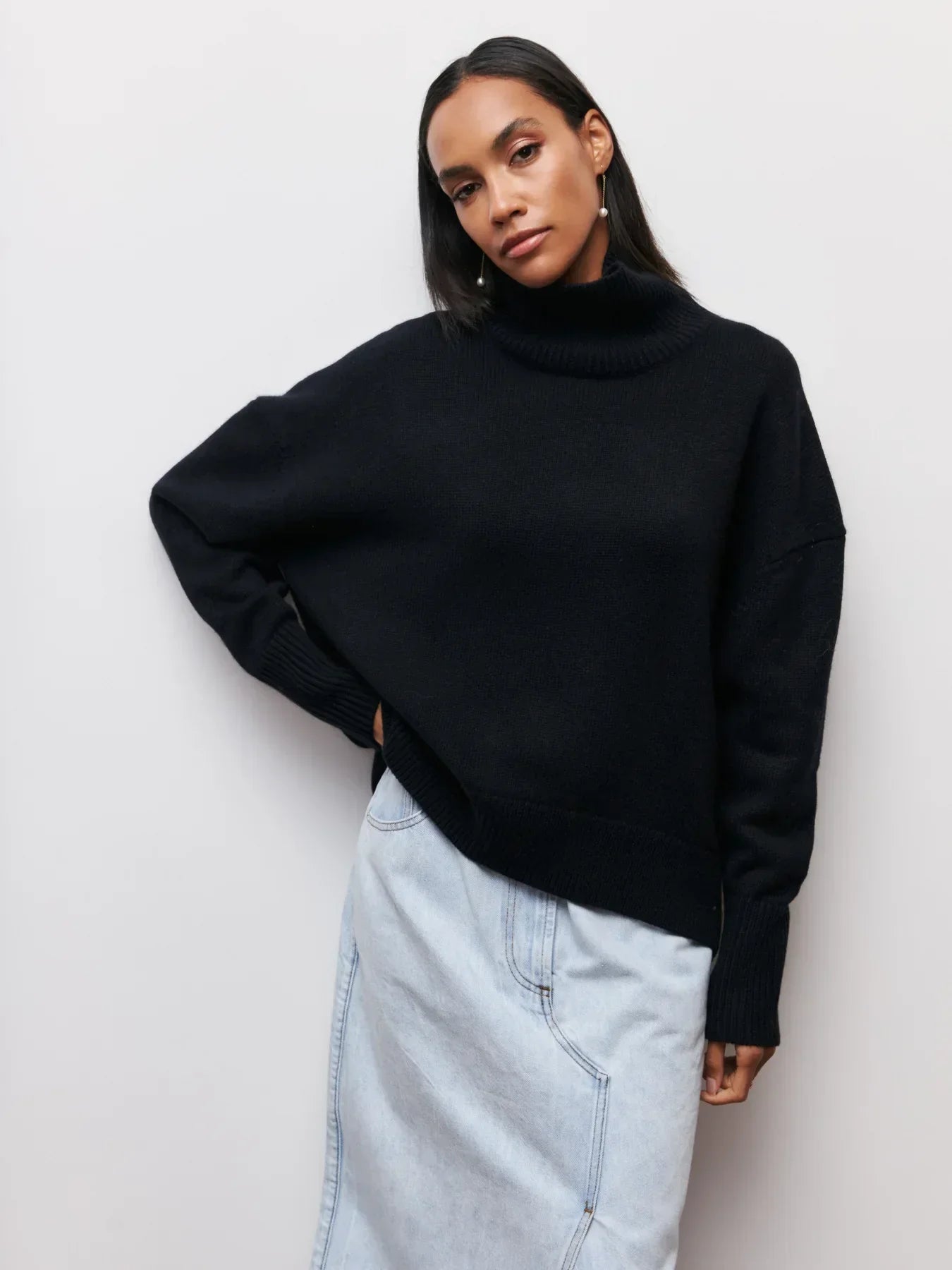 LARA™ | REFINED OVERSIZE Turtleneck