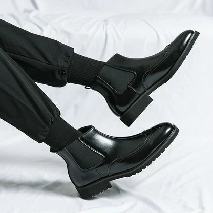 Baylor™ | Leather Chelsea Boots