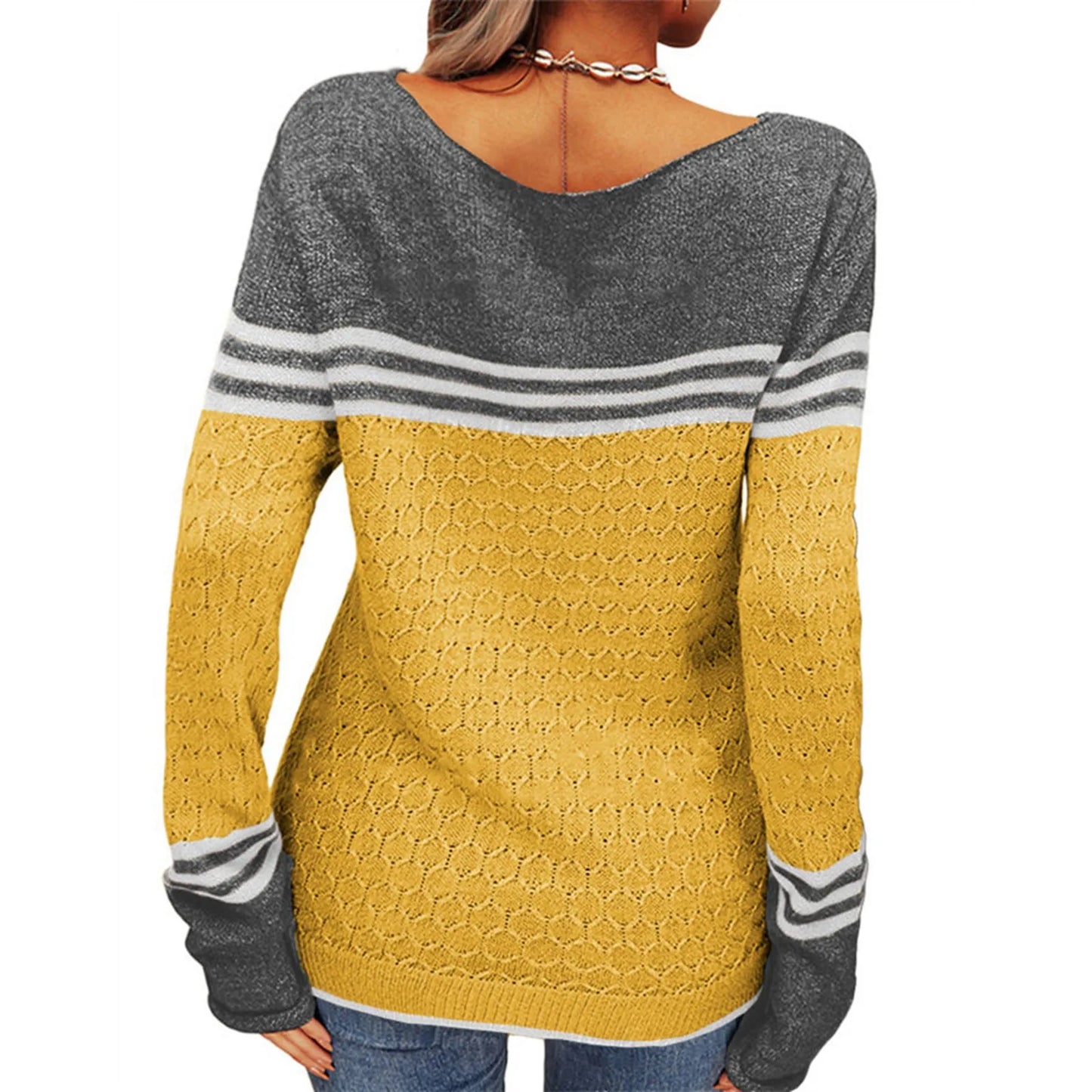 Le Clair™ | Casual Striped Knit Sweater