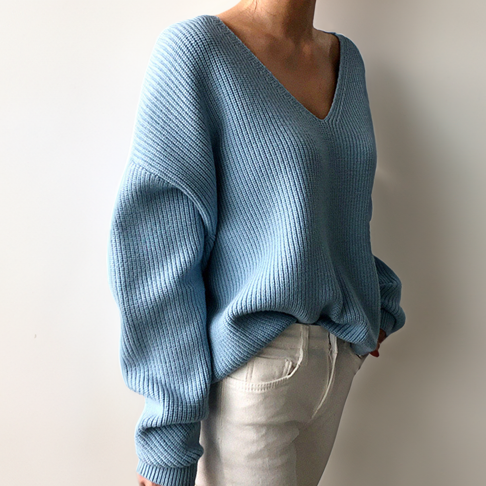 Emma™ - Soft Layered Knit Sweater