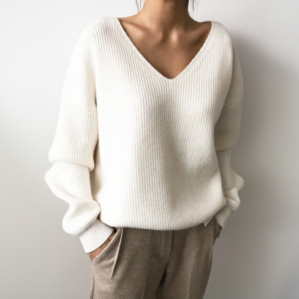 Emma™ - Soft Layered Knit Sweater