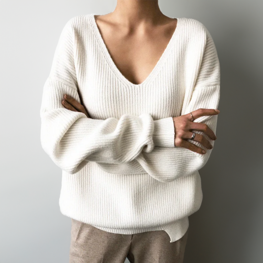 Emma™ - Soft Layered Knit Sweater