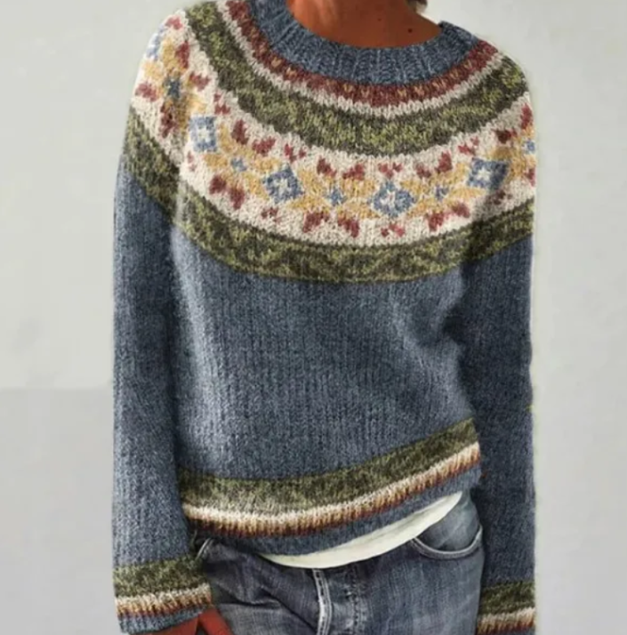 FINA - MYSIG RETRO KNITTED SWEATER