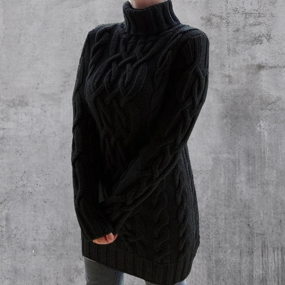 Lara™ - Stylish Warm Long Turtleneck Sweater