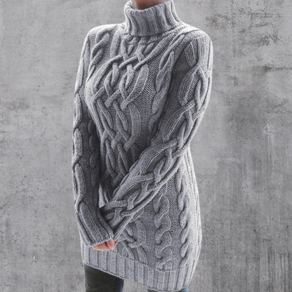 Lara™ - Stylish Warm Long Turtleneck Sweater