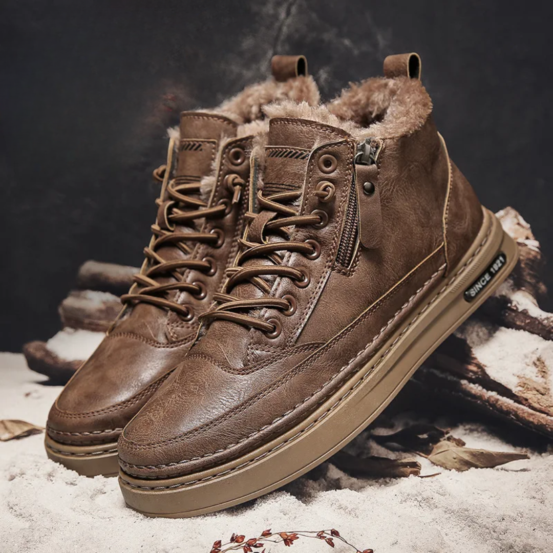 Bryson | Leather Winter Boots for Men