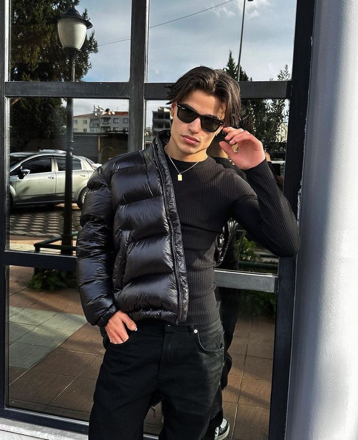 BLACK™ - Shiny Winter Puffer Jacket