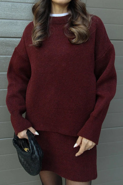 Hanna™ - Comfortable Sweater and Skirt Set